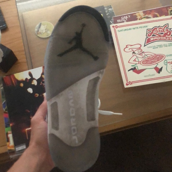 Air Jordan 5 white sz 10 - Picture 2 of 5